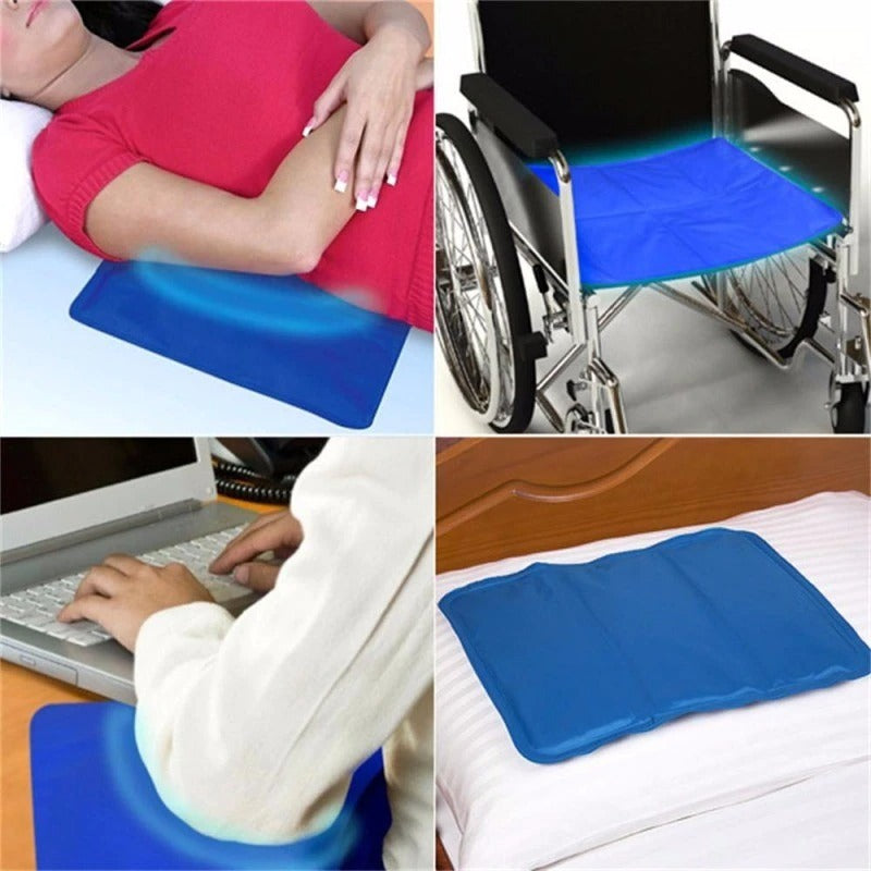 Summer Cool Travel Neck Rest Chillow Sleeping Water Cooling Pad Cushion