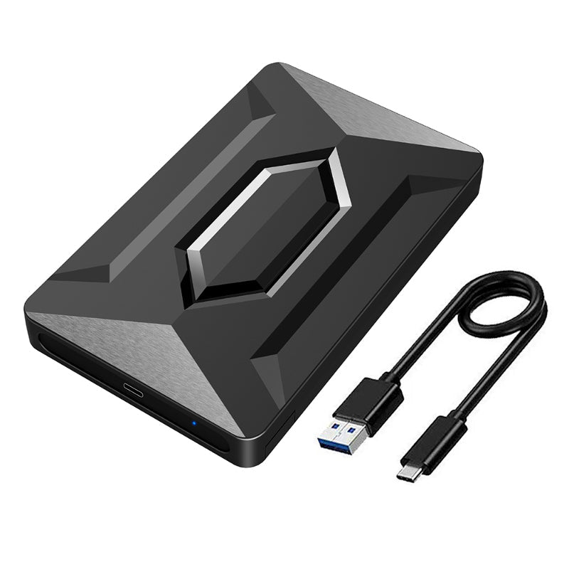 SATA III 2.5-Inch HDD/SSD External Enclosure – USB 3.1 Type-C, UASP Support, Tool-Free Design, Plug-and-Play
