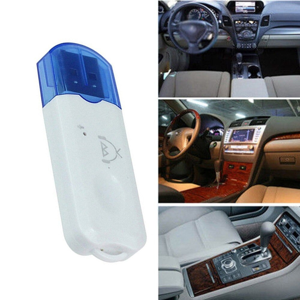 USB Bluetooth 2.1 Receiver Audio Stereo Adapter Wireless Handsfree Dongle Kit
