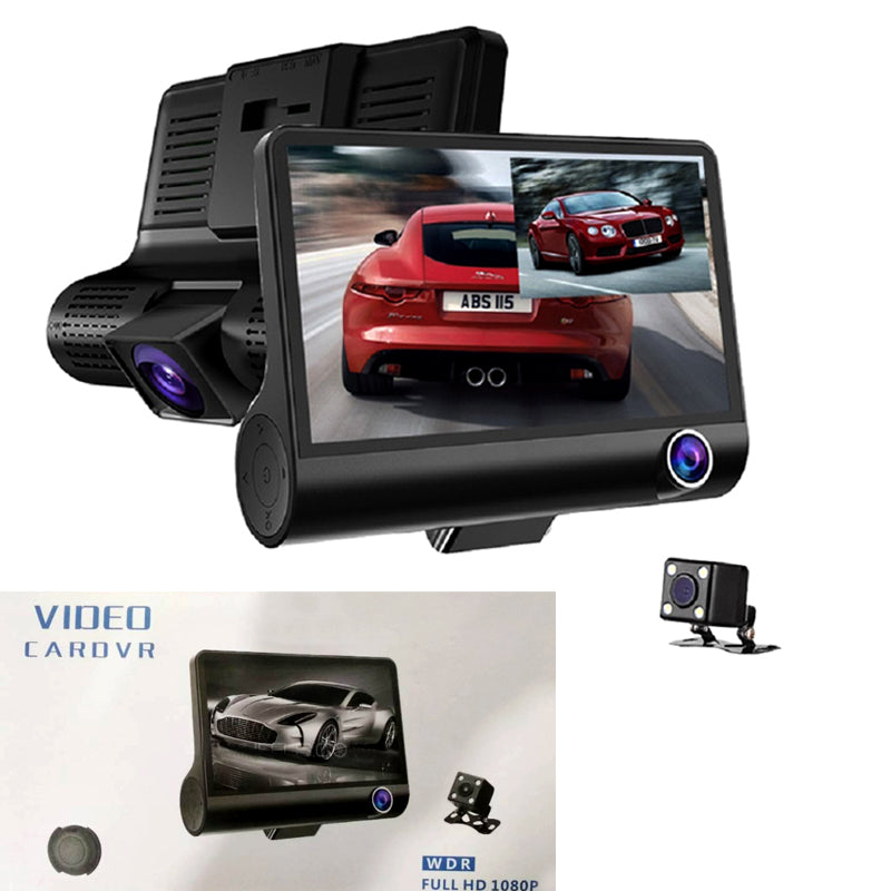 WDR Dashcam 3 Full HD 1080P Video Advanced Car DVR Technology With 170 Degree Wide Angle